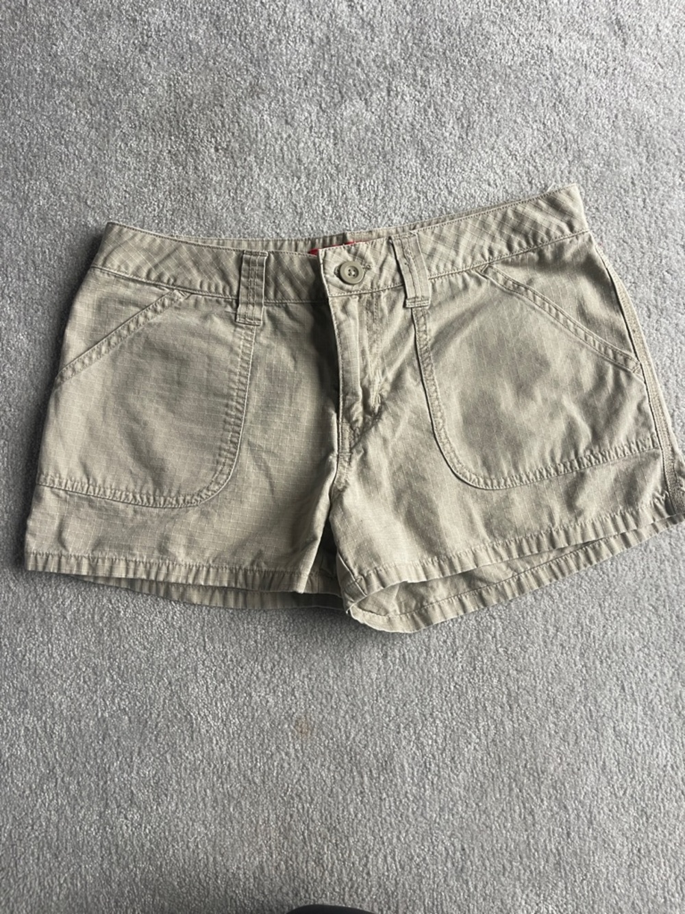 Mossimo vintage early 2000s Women's Khaki Cotton Jean Shorts
